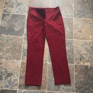 Red Business Pants